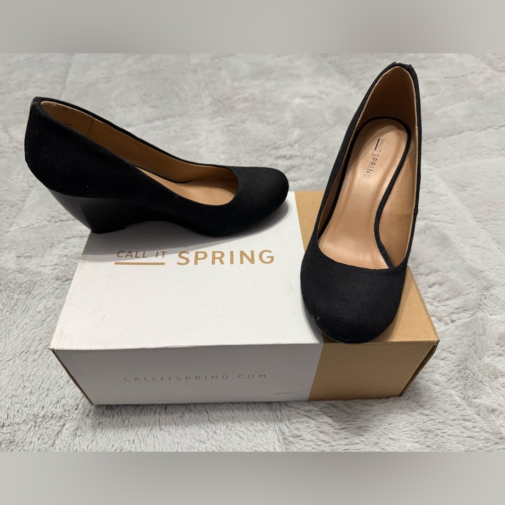 Vintage wedge shoes